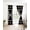 Black, variant on Black White Boho Blackout Curtains 54 Inches Long for Bedroom, Modern Western Aztec Abstract Geometric Thermal Insulated Room Darkening Black Out Window Curtain Panels Grommet Drapes for Living Room