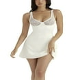 thumbnail image 1 of Women‘s Sling Dress Spaghetti Strap Backless Low Cut Lace Patchwork Mini A-Line Dress, 1 of 6
