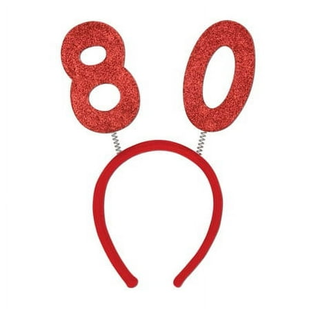 Partypro 60590-80 80Th Glittered Boppers