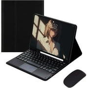 HPZZ Keyboard Case for Samsung Galaxy Tab A9 Plus 11",Slim Smart Stand Case Detachable Tablet Keyboard and Mouses,with Smart Touchpad Built in Pencil Holder, Auto Sleep - Green
