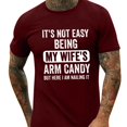 thumbnail image 2 of Men's T-shirt T-shirts Graphic Text Pool3D Printing Street Casual Short Sleeve Printed Clothing Basic2XL, 2 of 4