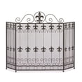 thumbnail image 1 of Fleur De Lis Fire Place Screen, 1 of 2