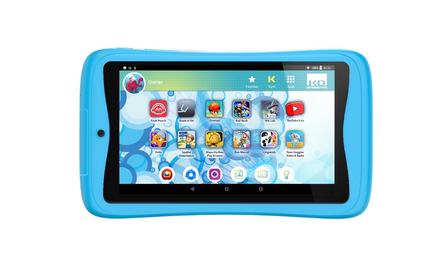 Azul Tablets Infantiles Kurio Tab 2 8 GB Negro 1,7 GHz, MediaTek, MTK8127, Arm Cortex-A7, 1 GB, 8 GB 