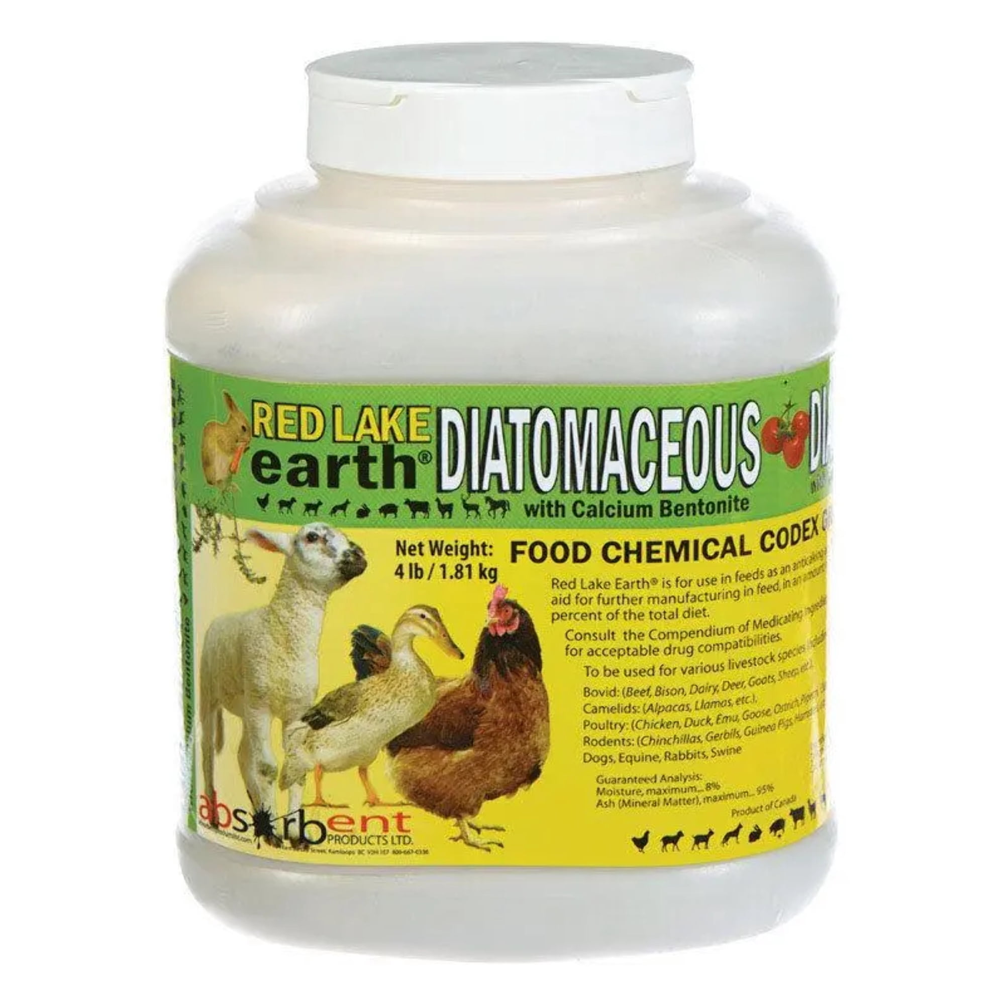 Red Lake Poultry Feed Additive Diatomaceous Earth 4 lbs.