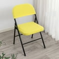 thumbnail image 6 of 2Pcs Folding Dining Chair Seat and Back Cover Set Jacquard Stretch Chair Slipcover Home Decoration, 6 of 10