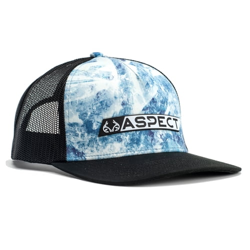 Realtree Aspect Sky Blue  Fishing Mesh Back Hat