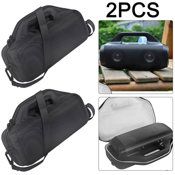 nylonevaterciopelo bolso hombro portátil impermeable y a prueba golpes almacenamiento portátil doble con correa hombro ajustable adecuado para altavoz para exteriores anker soundcore motion boom