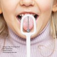 thumbnail image 3 of Oral Muscle Strength Tool, Cleanse Tongue Tip Exerciser Metal  for Daily Use for Children White, 3 of 7