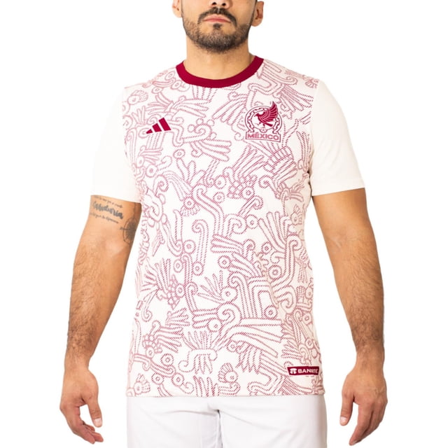 Playera adidas Hombre Caballero Visitante Seleccion Mexico Blanco L