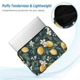 thumbnail image 2 of FORMRS 13-13.3 inch Laptop Sleeve Case Soft Carrying Quilted Computer Bag Cover, Floral Lemons, 2 of 7