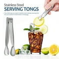 thumbnail image 3 of 18 PCS Small Stainless Steel Serving Tongs Set, Mini Ice Sugar Tongs, Appetizer Utensils for Home and Party, 3 of 10