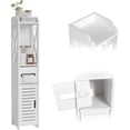 thumbnail image 1 of Gabinete de Almacenamiento para Bano con Puerta y Estante Organizador Compacto, 1 of 8