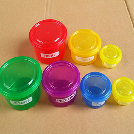 7pcs/set Mini Fresh-keeping Bowls, DIY Boxes Portable Salad Bowl Lunch (Best Salad Lunch Container)