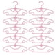 thumbnail image 1 of Perchas de plástico para niños (paquete de 10) | Perchas para bebés y niños pequeños de 28 x 16,5 cm | Organizadores de armario infantiles duraderos y antideslizantes | Tendederos con muesca, 1 of 5