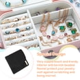 thumbnail image 2 of Sonducket Jewelry Storage Bag with Zipper Pocket Small Studs Holder Roll High Case Capacity Folding Bracelets for Organizer Type3, 2 of 6