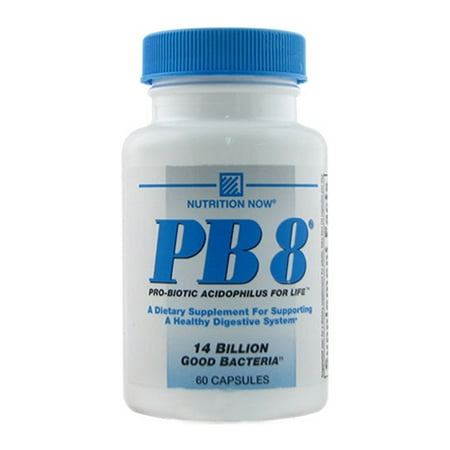 Nutrition Now Pb 8 Pro-biotiques acidophilus 500 mg - 60 Ea