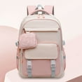 thumbnail image 2 of gcong Lightweight Ergonomic School Bookbag For Teens With Comfortable Shoulder Straps Everyday Use Pink, 2 of 3