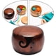 thumbnail image 2 of Cuenco de hilo con tapa Almacenamiento de madera Organizador de Almacenamiento para de punto, 2 of 5