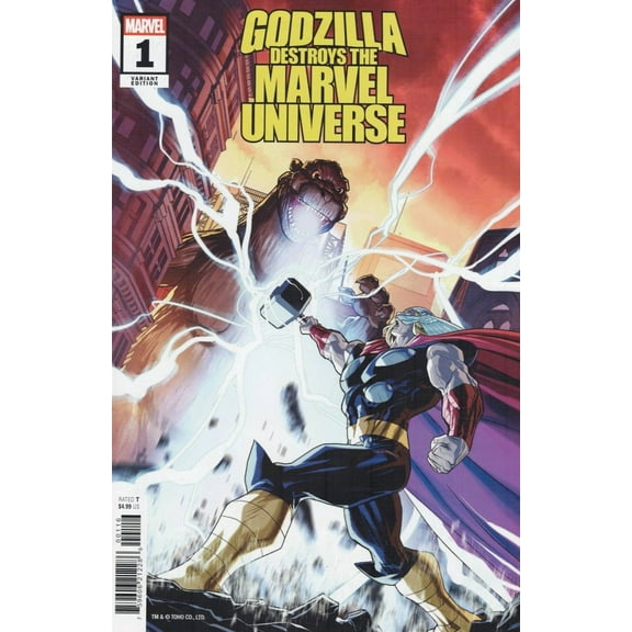Godzilla Destroys the Marvel Universe #1G VF ; Marvel Comic Book