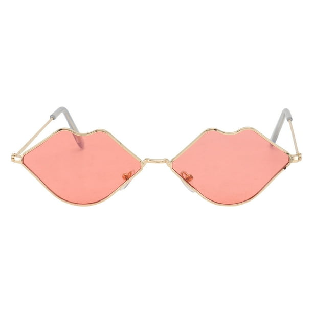 EeaseMX 1 par de gafas de sol con forma de labio, gafas de fiesta creativas, gafas de sol para mujer