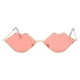 thumbnail image 1 of EeaseMX 1 par de gafas de sol con forma de labio, gafas de fiesta creativas, gafas de sol para mujer, 1 of 7