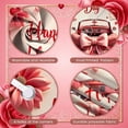 thumbnail image 4 of Pink Flamingo Happy Valentine's Day Banner Heart-shaped Glasses Flamingo Backdrop Red Bow Pearl Necklace Love Background for Valentine's Day Party Romantic Date Photo Shoot, 4 of 9