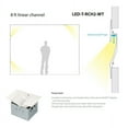 thumbnail image 3 of LED-T-RBOX2-WT-WAC Lighting-InvisiLED-Power Feed for Asymmetrical Recessed Channel-5.06 Inches Wide by 3 Inches High, 3 of 4