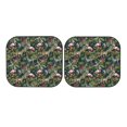 thumbnail image 7 of Goofa Flamingos And Palm Leaves Pattern 2 Piece Car Windshield Sun Shade Foldable | Front Windshield Shade for Sun, Heat and UV Rays | Sunshade for Car Front Window-Small, 7 of 7