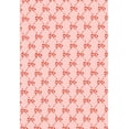 thumbnail image 3 of Wrapping Paper Red and Blush Parisian Bows, Holiday Wrapping Paper, Wrapping Paper Rolls, 58x23in, Festive Paper for Christmas Gifts, 3 of 3