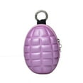 thumbnail image 1 of Women Mini Wallet Creative Oval Shape leather key case Coin Purse Key Case Leather Zipper Zero Wallet, 1 of 3