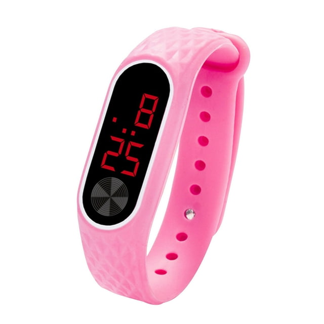 Up to 65% Off College Style Student Net Red Small Square Electronic Smart Watch Necklace Rings Earring Jewelry on Clearance