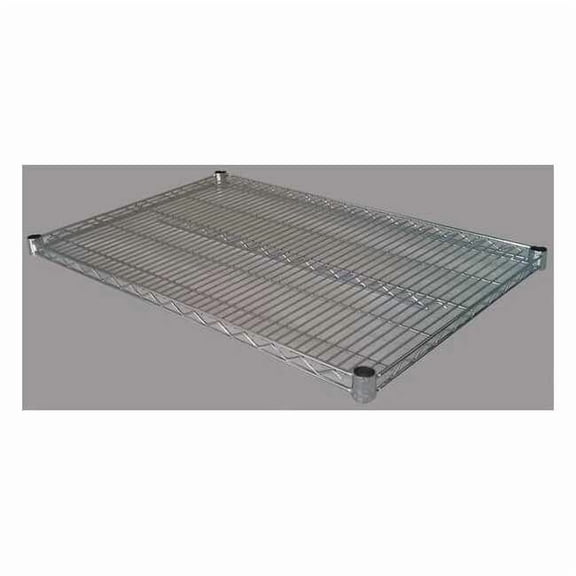 Manufacturer Varies Wire Shelf, 24"D x 60"W, Silver 1ECH4