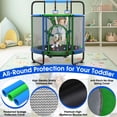 thumbnail image 5 of Cochan Trampoline for Kids 5FT 600LBS Toddler Trampoline with Enclosure Net and Handlebar, Mini Small Kids Trampoline for Age 1-6, Birthday Gift for Kids, 5 of 7