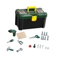 thumbnail image 4 of Taladro de Juguete Electrónico perfecl 35x Caja de Herramientas para Niños Verde, 4 of 8
