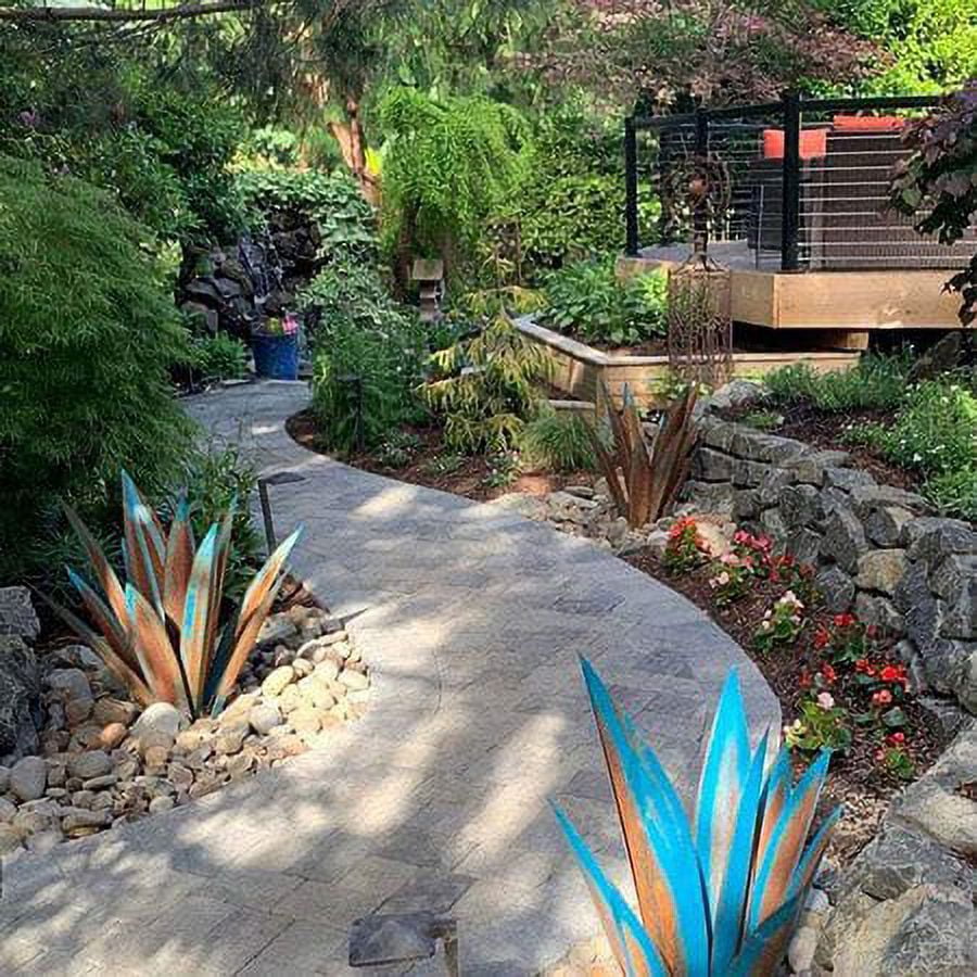 ZOELNIC DIY Metal Art Tequila Rustic Sculpture Garden Yard Home Decor Sculpture Art