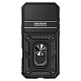 thumbnail image 2 of Dteck Case for iPhone 17 Air ,Shockproof TPU+PC with Slide Camera Cover Built-in 360° Rotate Ring Kickstand Magnetic Shockproof Back Cover,Black, 2 of 10