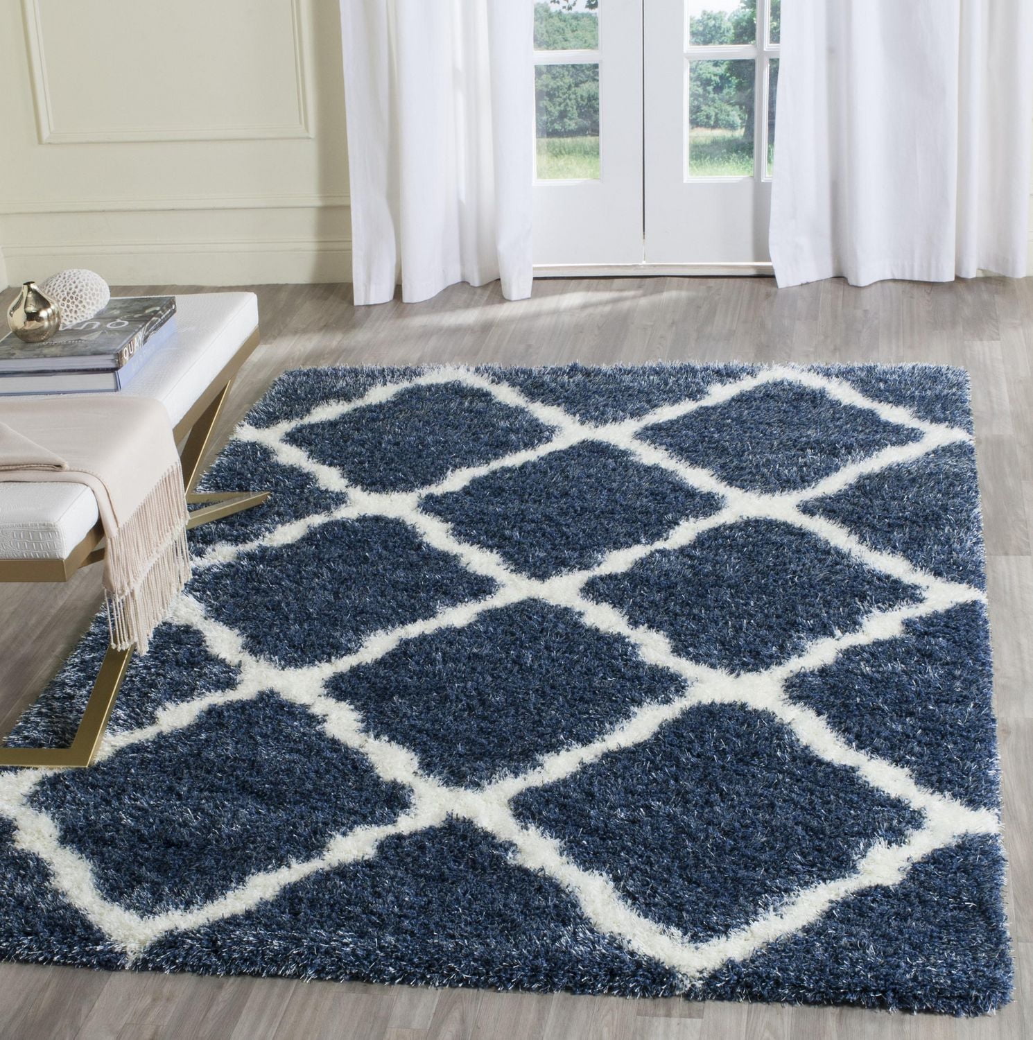 Safavieh Montreal Cebrail Geometric Shag Area Rug