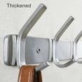 thumbnail image 3 of SIABC-Coat Rack,Coat Rack Wall Mount, Durable Coat Rack Wall Mounted,Heavy Wall Coat Rack Whit 7 Double Hooks,Coat and Shoe Rack Entryway for Hanging Backpack,Jeans,Scarf,Towel (Silver), 3 of 4