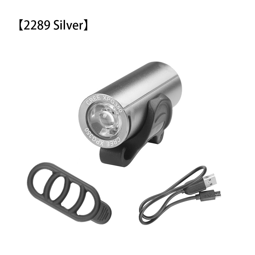 USB Rechargeable LED Bicycle Headlight Front Light Bike Tail Light Lamp Set AU 