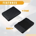 thumbnail image 6 of Unique Bargains 31x21x5cm 12.20"x8.27"x1.97" Universal Car Armrest Box Pad Armrest Booster Pads Faux Leather Black, 6 of 6