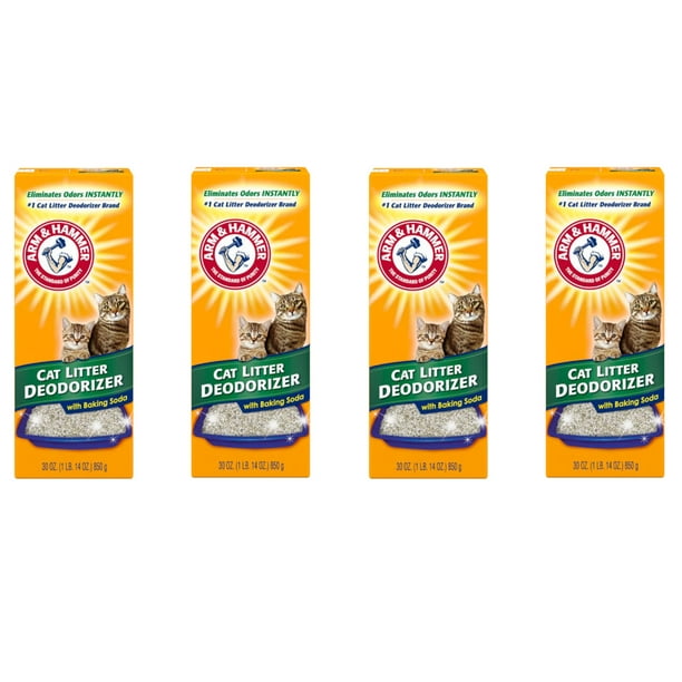 Desodorizante para gatos Arm & Hammer, tamaño grande, 900 ml x 4