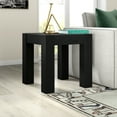 thumbnail image 2 of Evelyn&Zoe Langston 22" Wide Square Side Table, Black Grain, 2 of 8