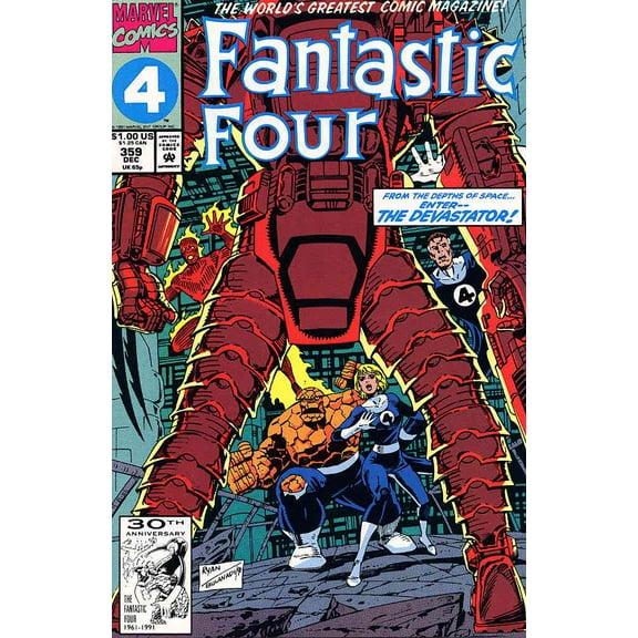 Fantastic Four (Vol. 1) #359 VF ; Marvel Comic Book