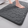 thumbnail image 2 of Home Cobblestone Embossed Door Carpet Door Mat Bathroom Simple Wind Absorbent Foot Mat Bathroom Non-slip Mat Floor Mat, 2 of 9