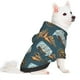 thumbnail image 2 of Fotbe Miniature Ship In Bottle Sudadera con Estampado para Perros Pequeños – Suéter con Capucha para Mascotas, Tela Suave de Forro Polar con Bolsillo-Medium, 2 of 7