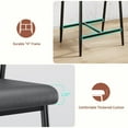 thumbnail image 3 of Counter Height Bar Stools Set of  With Arms, 26" Upholstered Bar Stools , Wider Seat, Modern Bar Stools Set With Footrest for Kitchen Island,Counter Bar,Easy Assembly, 3 of 6