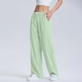 thumbnail image 6 of Jalioing Summer Pajama Pants for Women Elastic Waist Loose Plaid Lounge Pants with Pocket Casual Sleepwear, 6 of 7