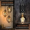 thumbnail image 3 of Diseño vintage decorativo, atmósfera romántica cálida, guía de luz en espiral de ADN, ahorro de energía, amplio uso para decoración, vidrio ámbar blanco cálido, larga vida útil, 3 piezas, 3 of 5
