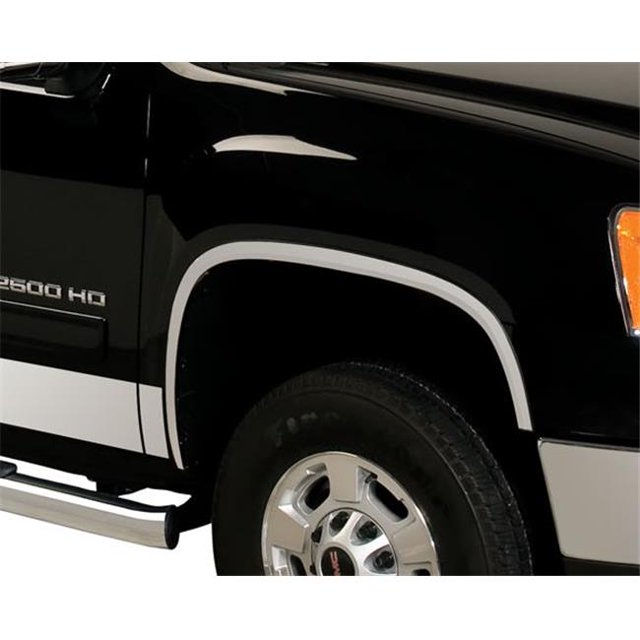 2015-C Sierra 2500&44; 3500 sauf Garniture d'Aile en Acier Inoxydable Double
