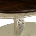 thumbnail image 5 of Royard Oaktree Vintage Oval Coffee Table, Wood Centre Table with Open Shelf & Elegant Carvings, 5 of 7